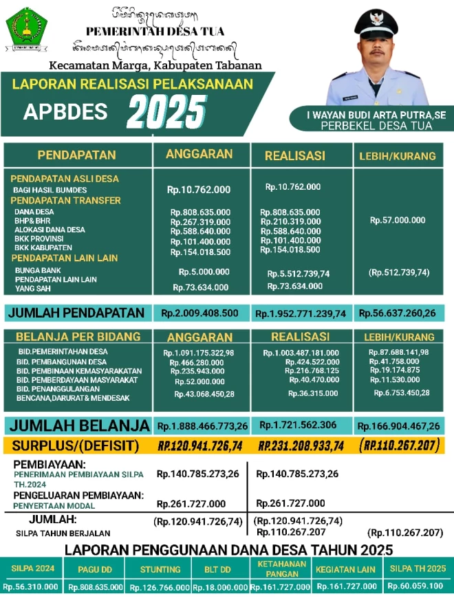 REALISASI APBDES 2025